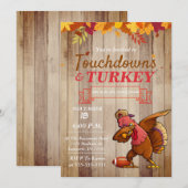 Toeslagen en uitnodiging tot Thanksgiving in Turki (Voorkant / Achterkant)