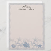 Toeslagen van het Zee Letterhead Briefhoofd (Voorkant / Achterkant)