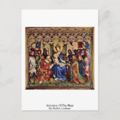 Toeslaging van de Magi door Stefan Lochner Briefkaart (Voorkant)