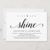 Toespraak en schijn, uitnodiging voor weddenschapp (Voorkant)