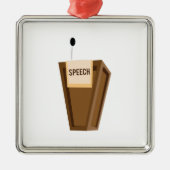 Toespraak Metalen Ornament (Voorkant)