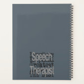 Toespraak Therapist Extraordinaire Planner (Achterkant)