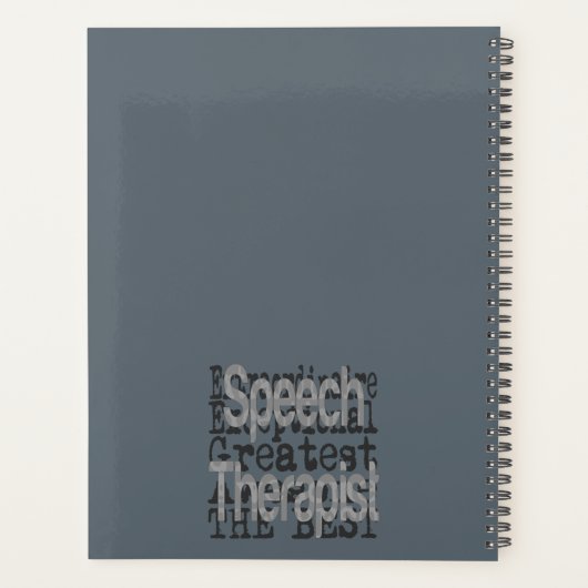 Toespraak Therapist Extraordinaire Planner (Achterkant)