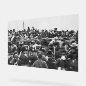 Toespraak van Abraham Lincoln in Gettysburg: Einde Acryl Bord (Hoek)