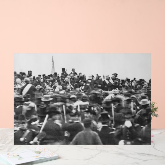Toespraak van Abraham Lincoln in Gettysburg: Einde Acryl Bord (Huwelijk)