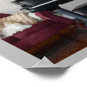 Toespraak van Angels - Citaat Thomas Carlyle - pri Poster (Hoek)