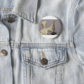 Toespraak van de godin Themis Ronde Button 5,7 Cm (In situ)