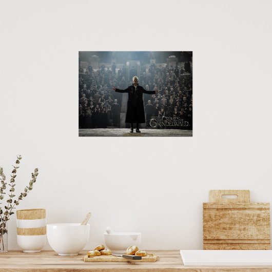 Toespraak van GELLERT GRINDELWALD™ Poster (Keuken)