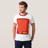 Toespraak van Haile Selassie tijdens de beroemde o T-shirt (Voorkant volledig)