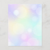 Toespraak van het baby shower van de Magische rege (Achterkant)