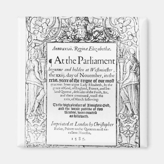 Toespraak van het parlement magneet (Voorkant)