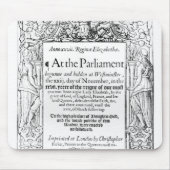 Toespraak van het parlement muismat (Voorkant)