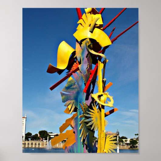 Toespraak van het Vrijwilligersstatuut over een Poster (Voorkant)