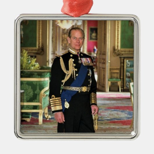 Toespraak van prins Philip 1921-2021 Metalen Ornament (Voorkant)