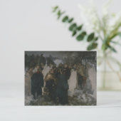 Toespraak voor de strijd tegen Leuthen, 1858 Briefkaart (Staand voorkant)