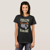 Toespraakpatholoog leraarstalentekst Koala T-shirt (Voorkant volledig)