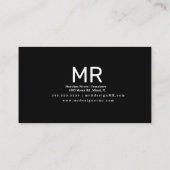 Toespraakvertaler Bilingual Language Teacher Visitekaartje (Achterkant)