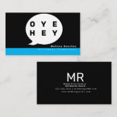 Toespraakvertaler Bilingual Language Teacher Visitekaartje (Voorkant / Achterkant)