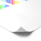 Toestaan om te spelen: Sta jezelf toe om Rainbo te Poster (Hoek)