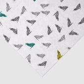 Toestaanpapier voor Howling Wolves Tissuepapier (Detail)