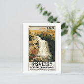 Toestand op het Poster van de waterval Briefkaart (Staand voorkant)