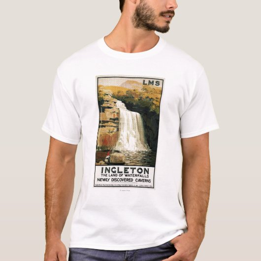 Toestand op Poster waterval T-shirt (Voorkant)