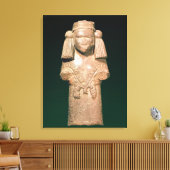 Toestand van het Coatlicue, oude aarde en moeder Canvas Afdruk (Insitu (Woonkamer))