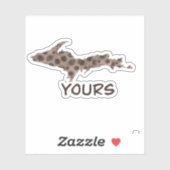 | Toestand van het Grote Meer | Bovenste humor Sticker (Vel)