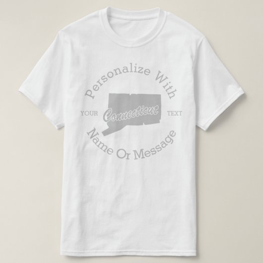 Toestand van het T-shirt met PERSONALIZED Connecti (Design voorkant)
