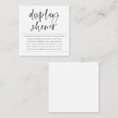 TOESTANDDEEL VAN DE HUIDIGE WEERGAVE INFORMATIEKAARTJE (Voorkant / Achterkant)