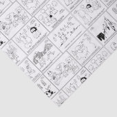 Toestapel voor covey Logic Comics Tissuepapier (Detail)