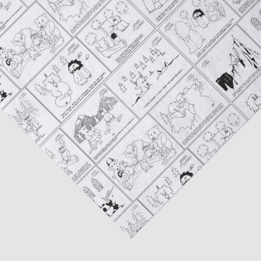 Toestapel voor covey Logic Comics Tissuepapier (Detail)