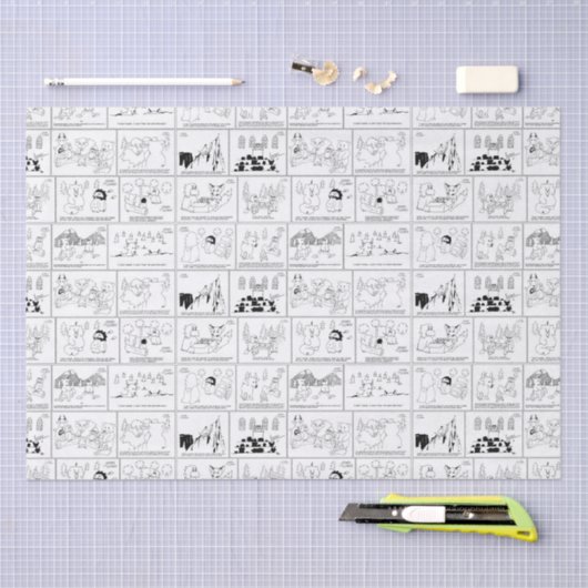 Toestapel voor covey Logic Comics Tissuepapier (Craft)