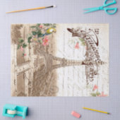 Toestekomstdocument van de lente in Parijs Tissuepapier (Craft)