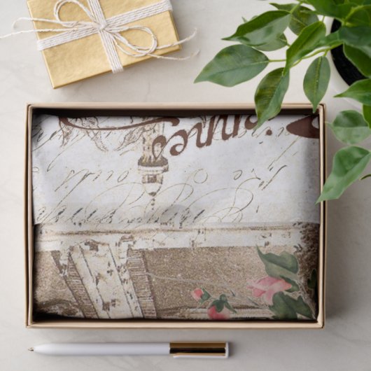 Toestekomstdocument van de lente in Parijs Tissuepapier (Geschenk)