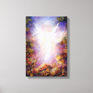 Toestel, Angel Art Print op Canvas