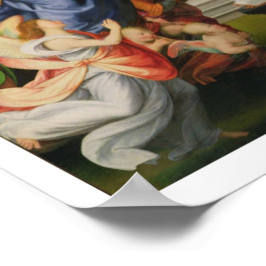 Toestel van de Maagd aan St. Bernard, 1504-07 ( Poster (Hoek)