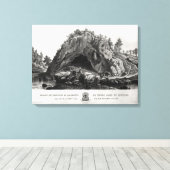 Toestel van de Maagd Mary Canvas Afdruk (Insitu (Houten vloer))