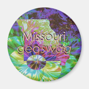 Toestel van de staat Missouri Geocaching Magnet Ge
