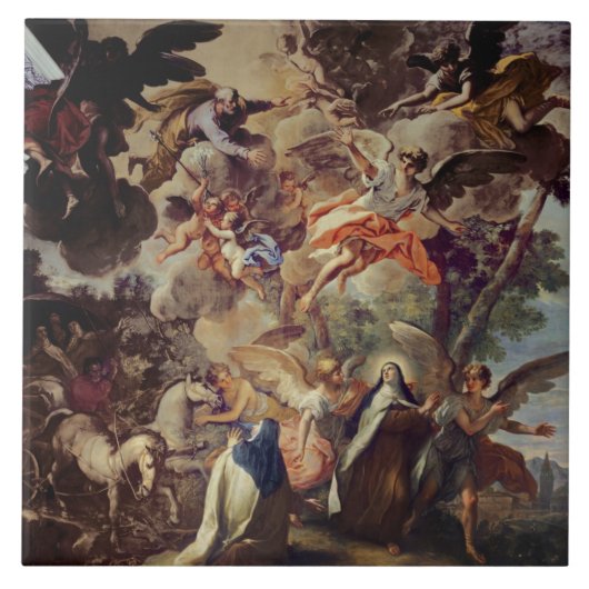 Toestel van Sint-Jozef tot St. Theresa Tegeltje (Voorkant)