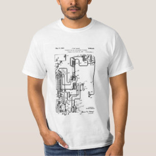 Toestel voor de distillatie van een alcoholpatent t-shirt