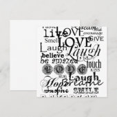  toestel voor levensadvies en cadeaus advieskaart (Voorkant / Achterkant)