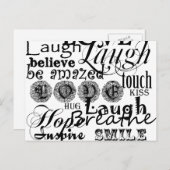  toestel voor levensadvies en cadeaus briefkaart (Voorkant / Achterkant)