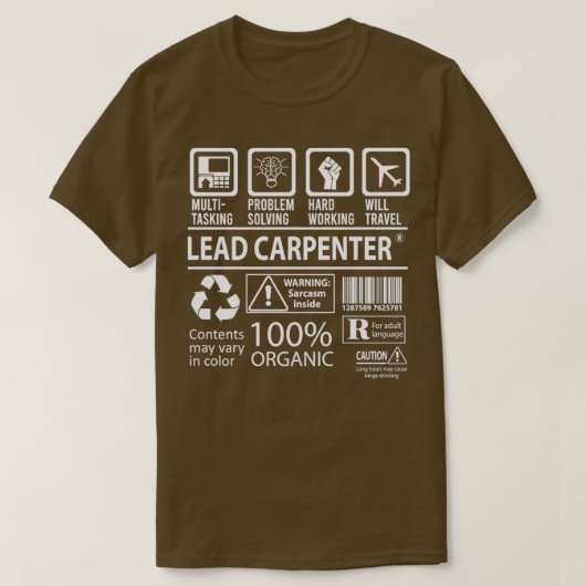 Toestel voor multitasking-gecertificeerde taak met t-shirt (Design voorkant)