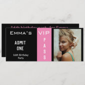 Toestel voor toelating 16e verjaardag - Zwarte fot Kaart (Voorkant / Achterkant)