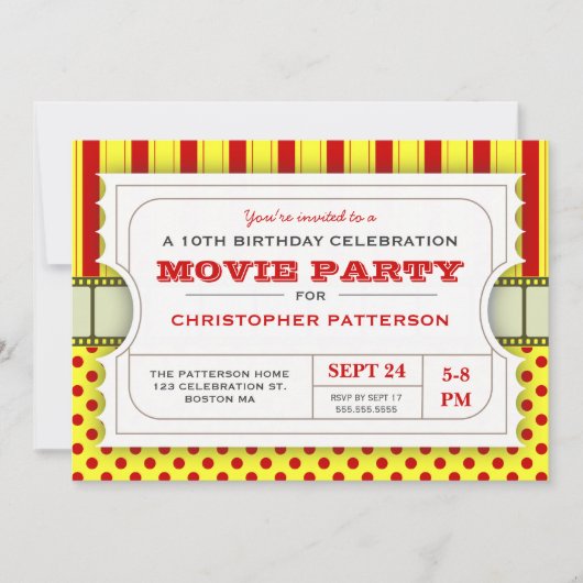 Toestel voor toelating filmpartij | Rood Kaart (Voorkant)