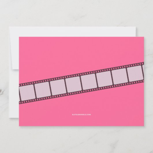 Toestel voor toelating filmpartij | Roze Kaart (Achterkant)