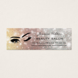 Toestelkaart elegante wink wink wash mini visitekaartjes