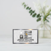 Toestellen | Hammer en WFrench Visitekaartje (Staand voorkant)