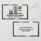 Toestellen | Hammer en WFrench Visitekaartje (Voorkant / Achterkant)